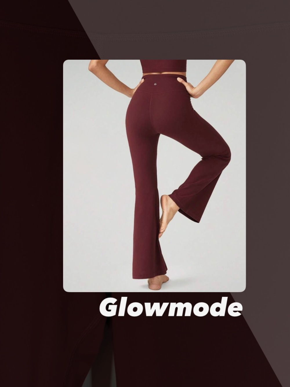 EUC Glowmode 28" FeatherFit Flared Leggings